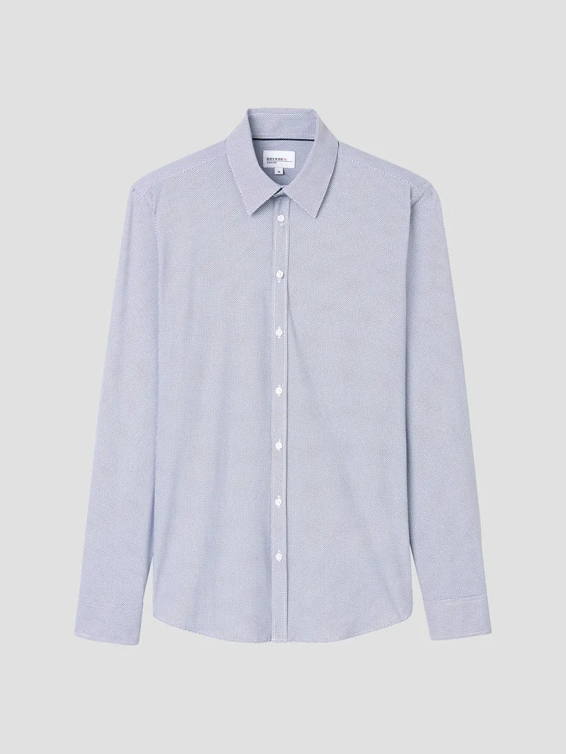 Chemise extraslim stretch à motif