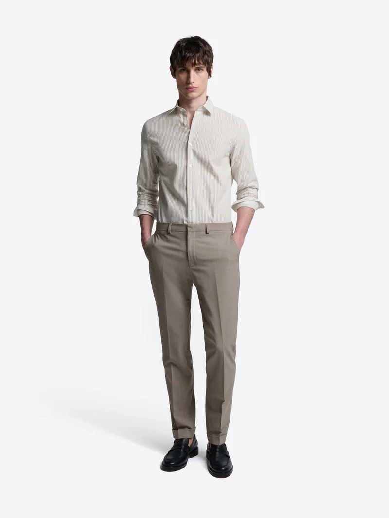 Chemise slim rayée