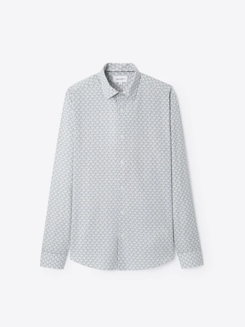Chemise slim à motif