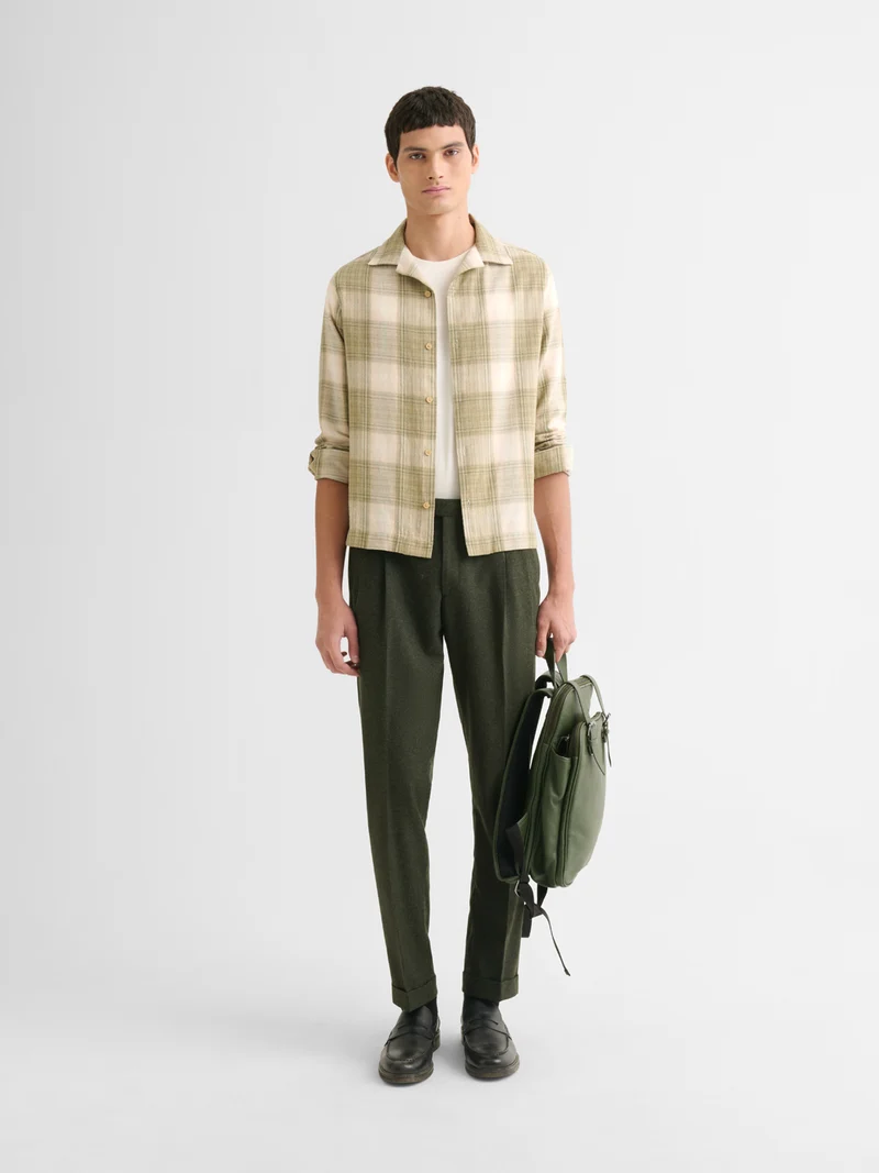 Chemise regular à carreaux