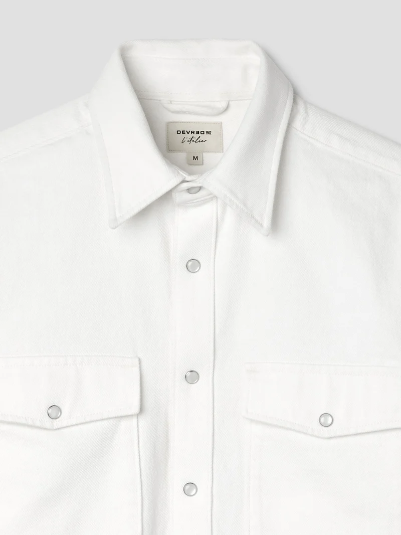 Chemise regular en coton - L'atelier