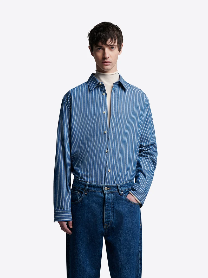 Chemise regular rayée - L'atelier