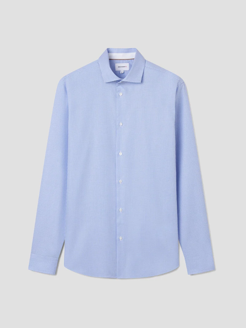 Chemise slim repassage facile à carreaux