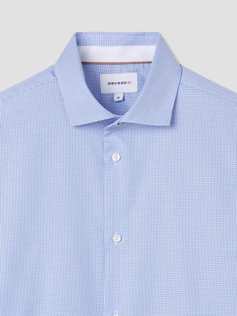 Chemise slim repassage facile à carreaux