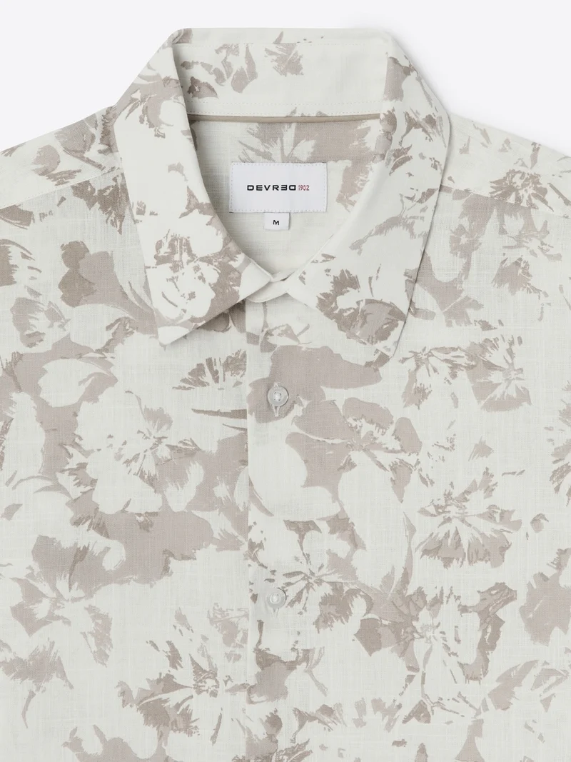 Chemise slim fleurie