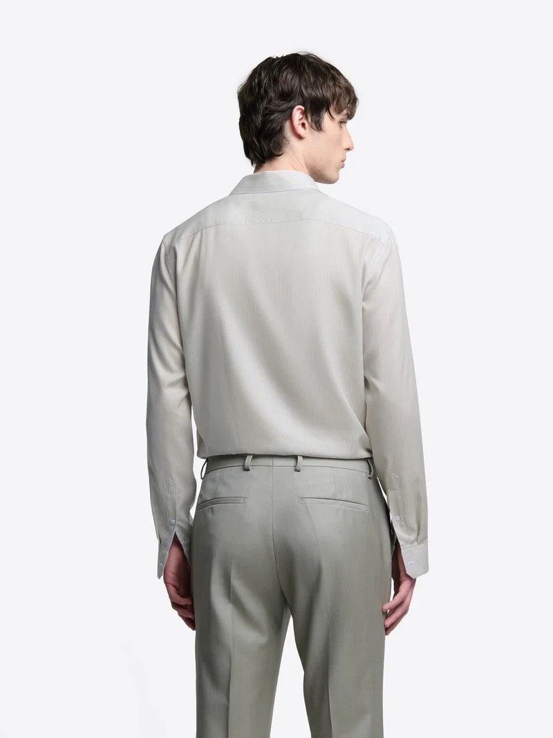 Chemise slim rayée