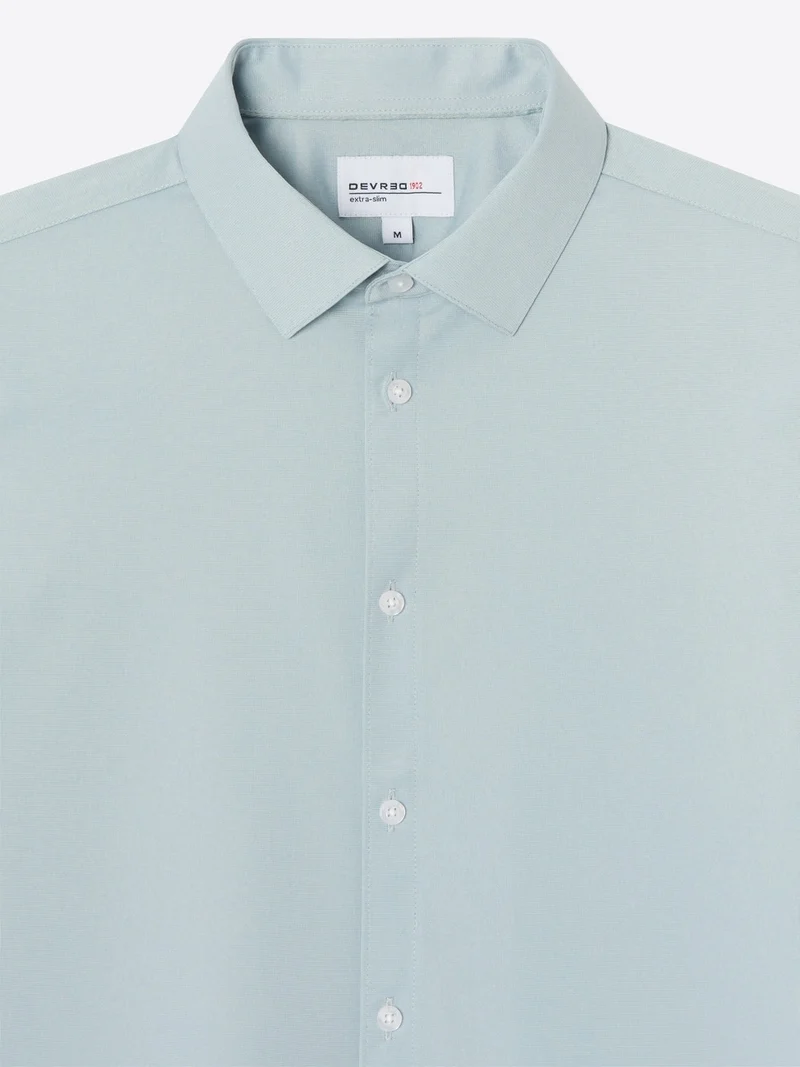 Chemise extraslim en tissu traveler