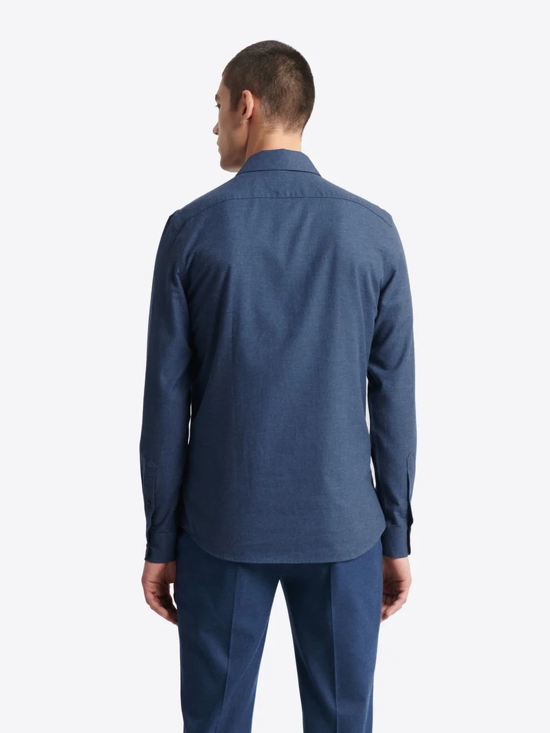 Chemise slim en coton