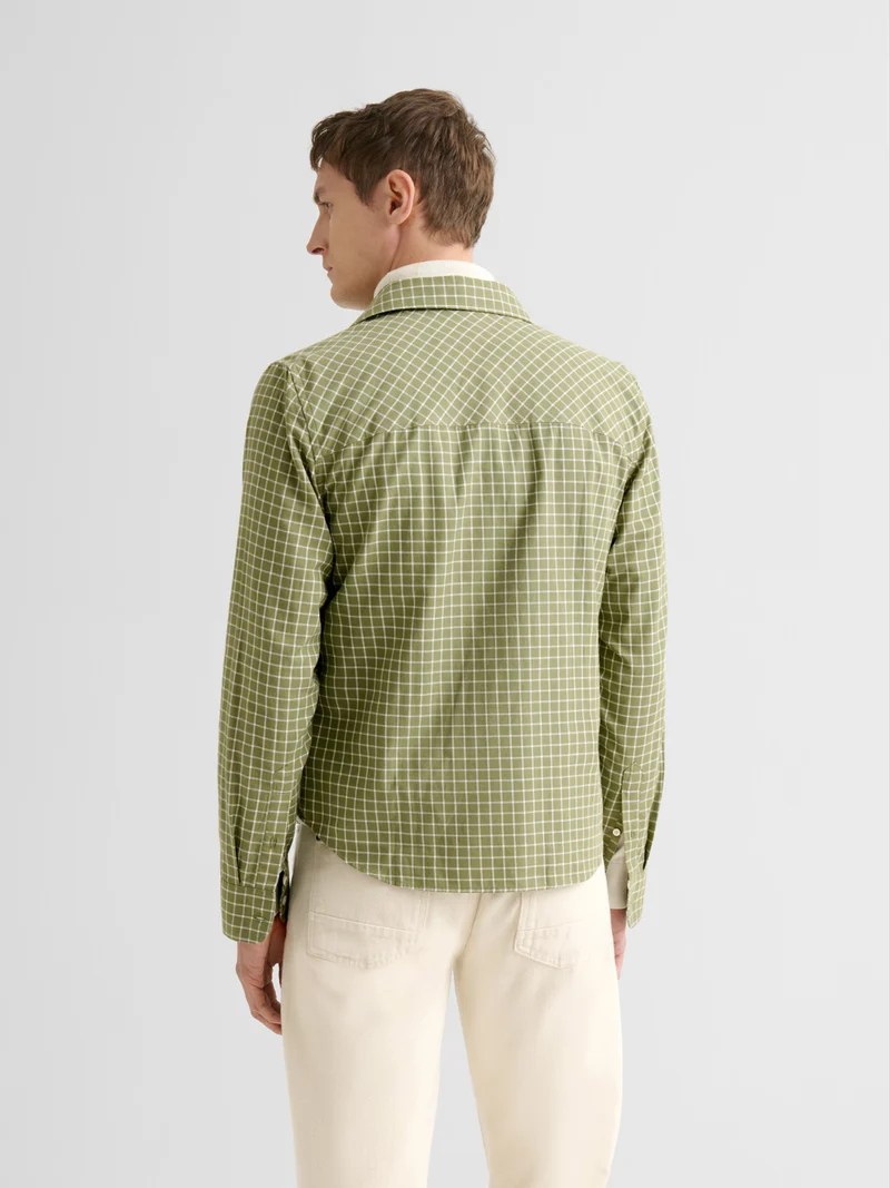 Chemise regular à carreaux