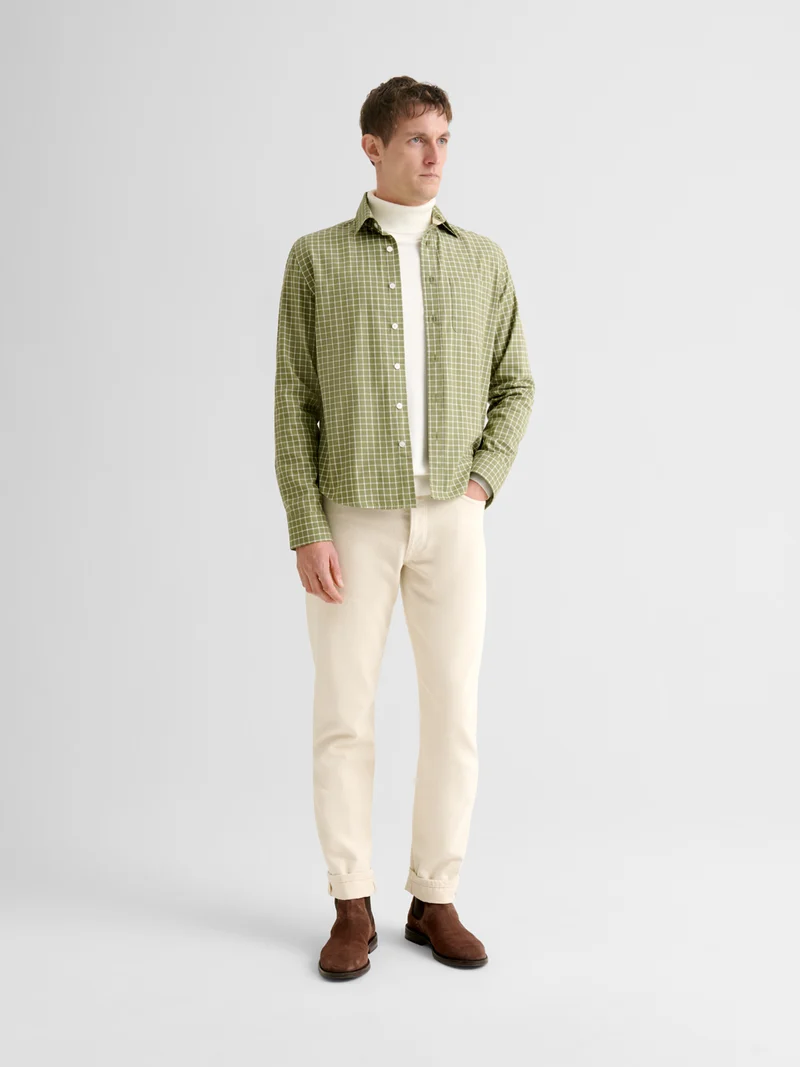 Chemise regular à carreaux