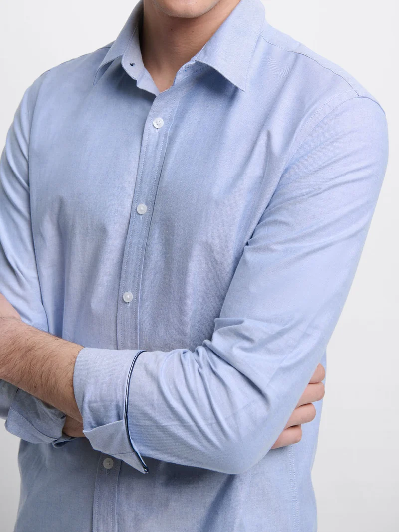 Chemise slim en coton bio