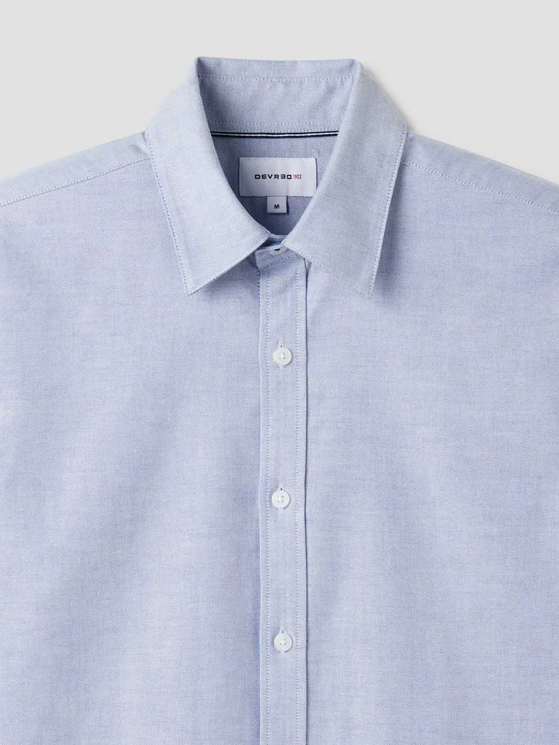 Chemise slim en coton bio