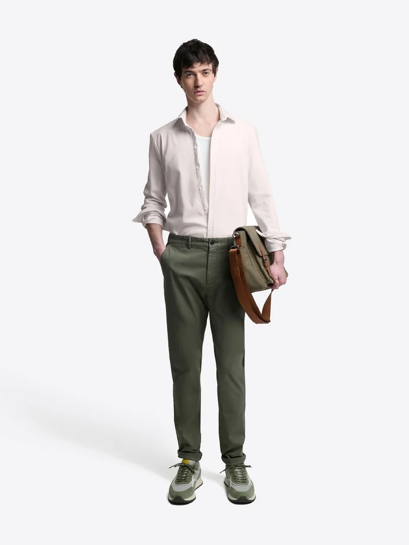 Chemise extraslim stretch unie