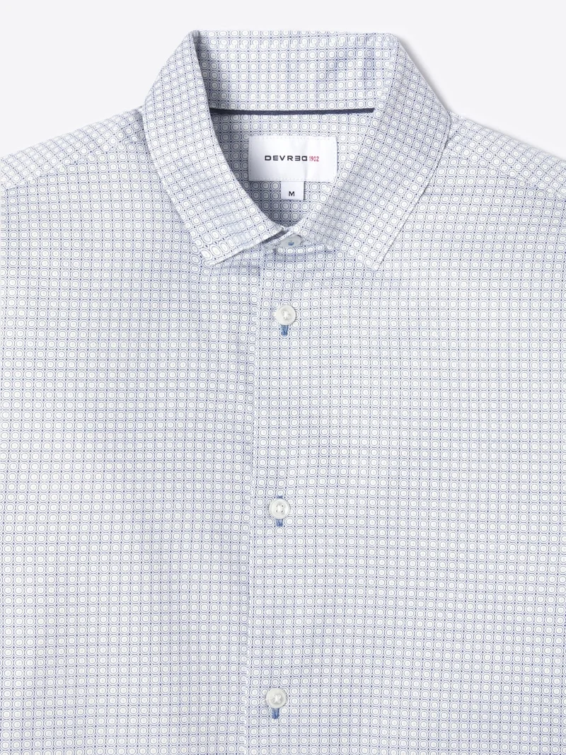 Chemise slim à motif