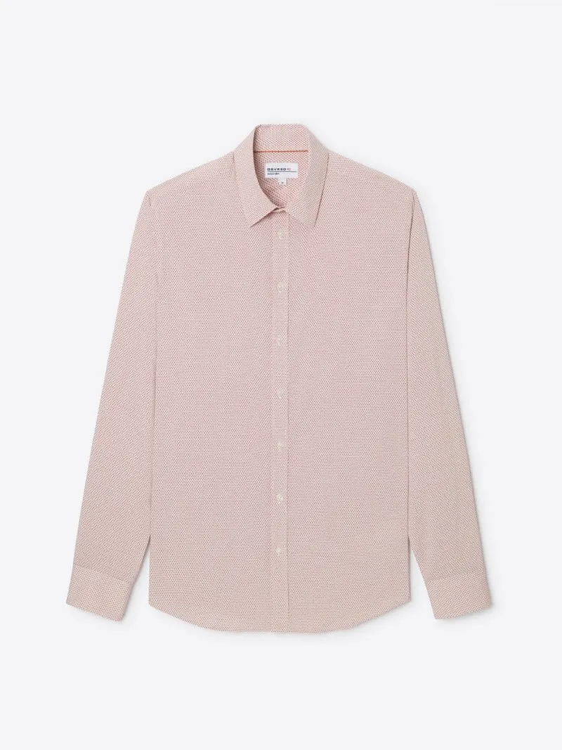 Chemise extraslim stretch à motif