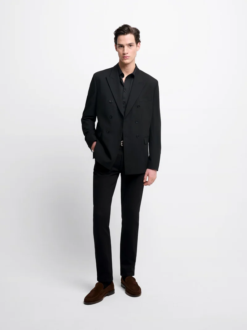 Chemise extraslim tissu traveler