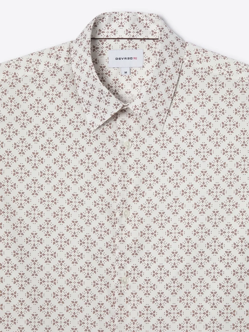 Chemise slim à motif