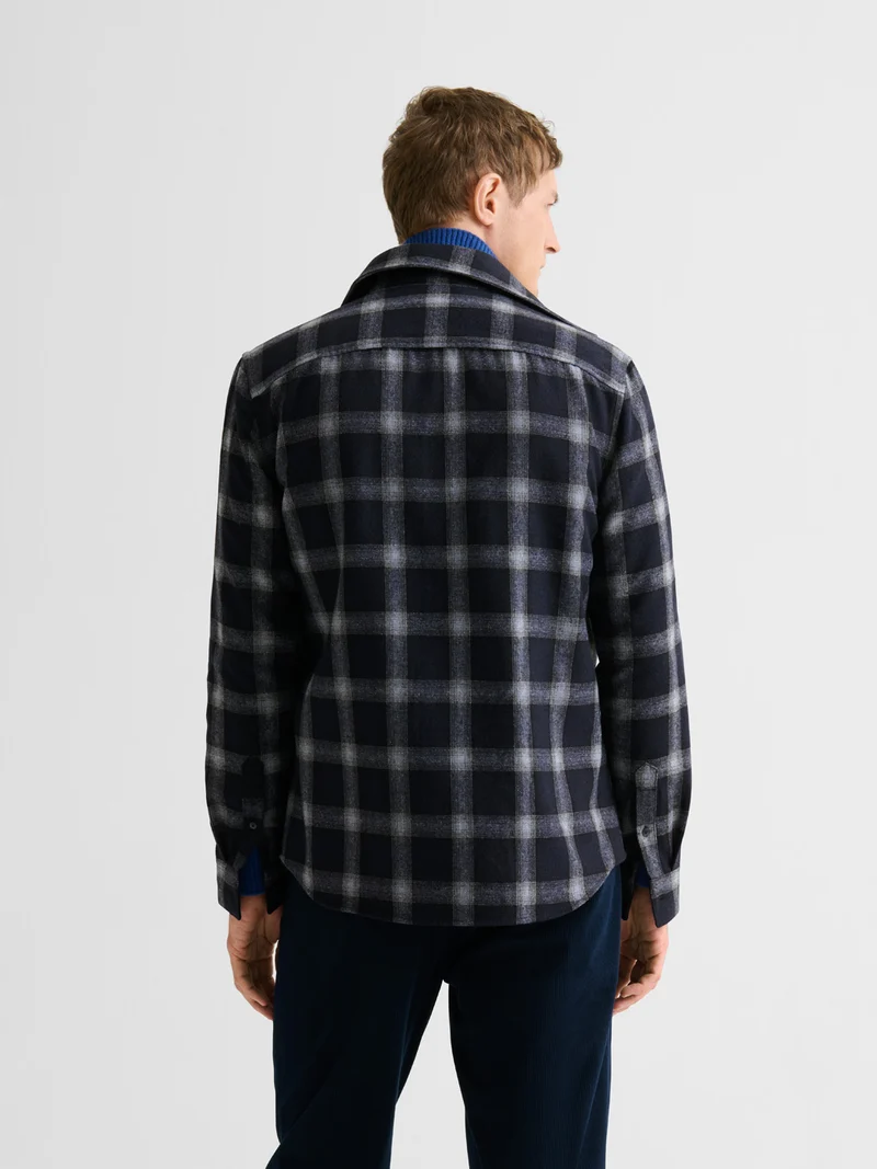 Chemise slim à carreaux