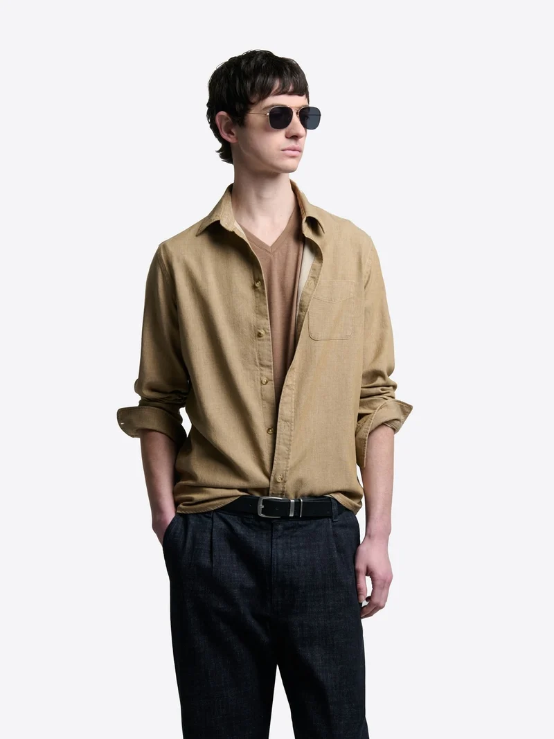 Chemise slim en jean