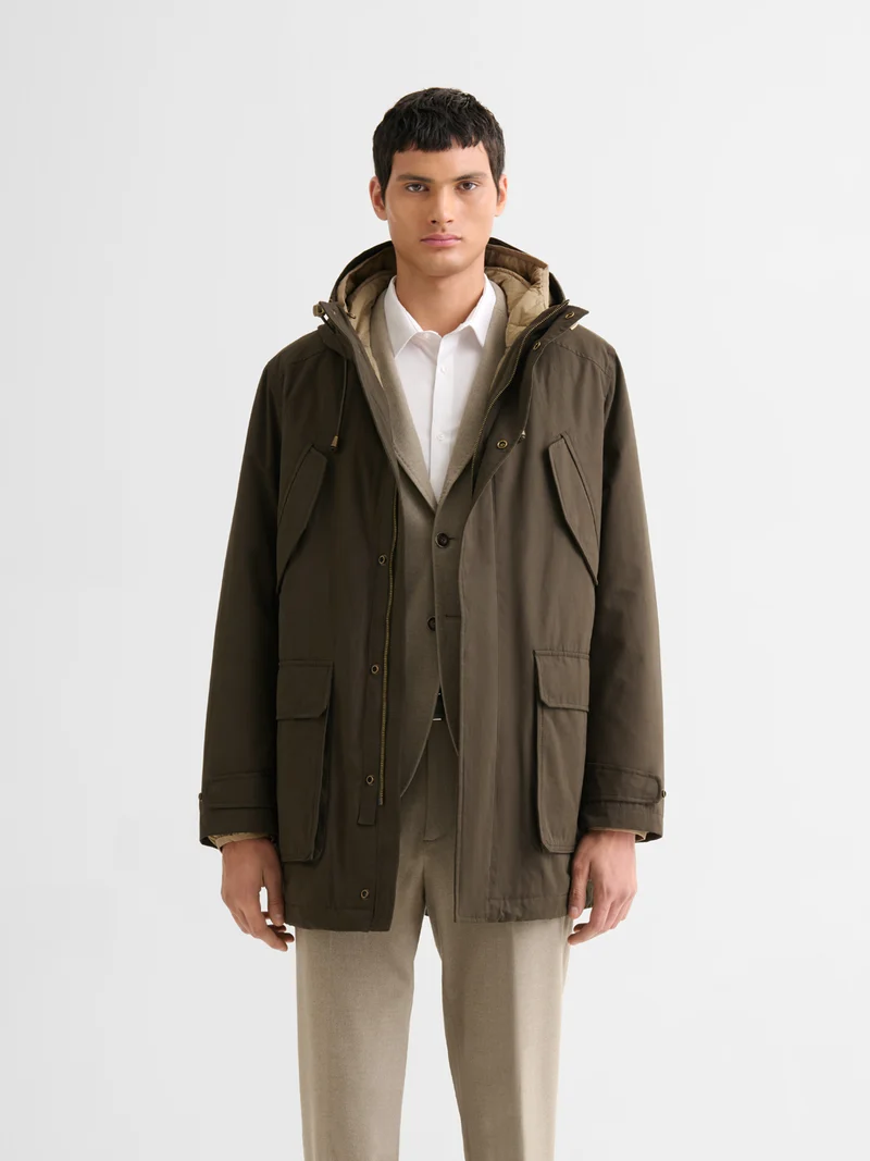 Parka 3 en 1 déperlante à capuche