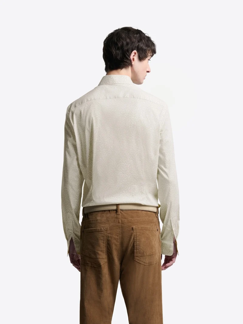 Chemise extraslim stretch à motif