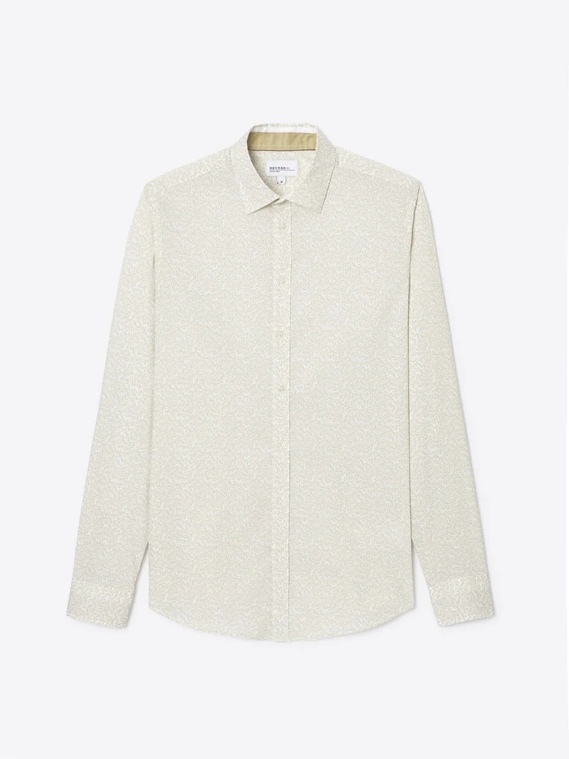 Chemise extraslim stretch à motif