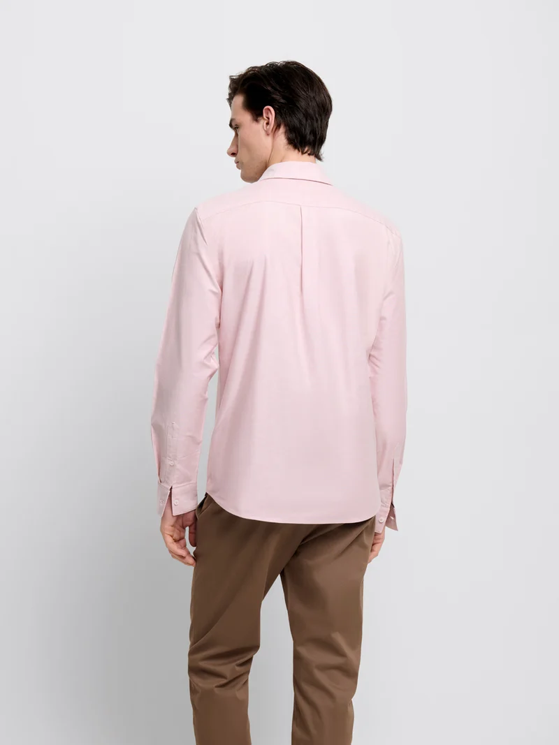 Chemise slim en coton bio