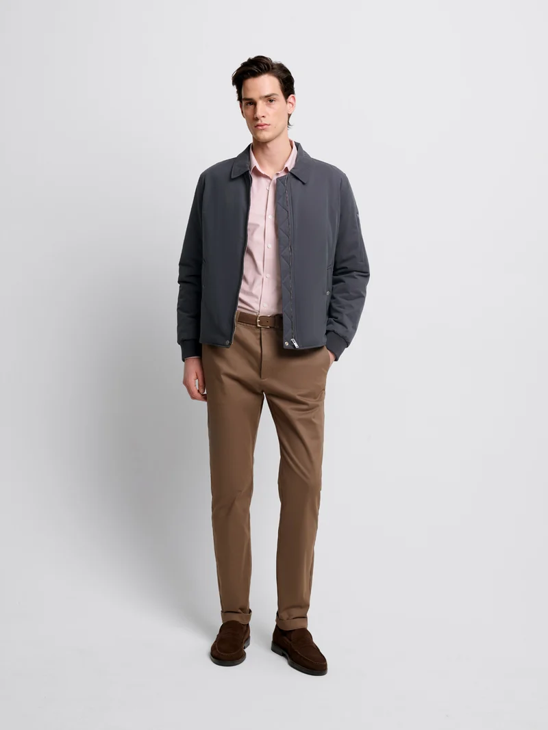 Chemise slim en coton bio