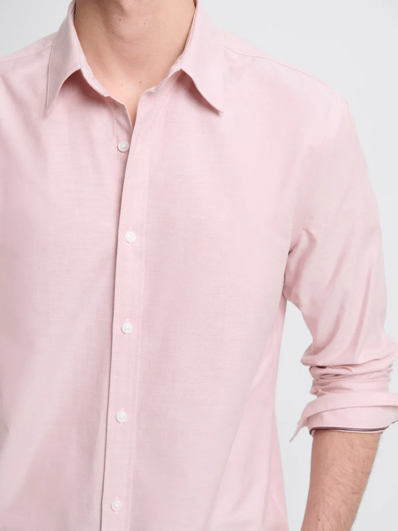 Chemise slim en coton bio