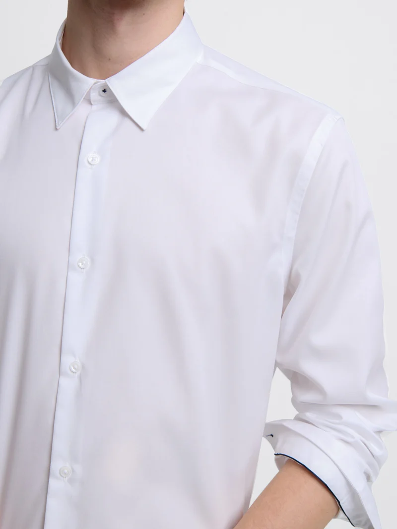 Chemise slim repassage facile