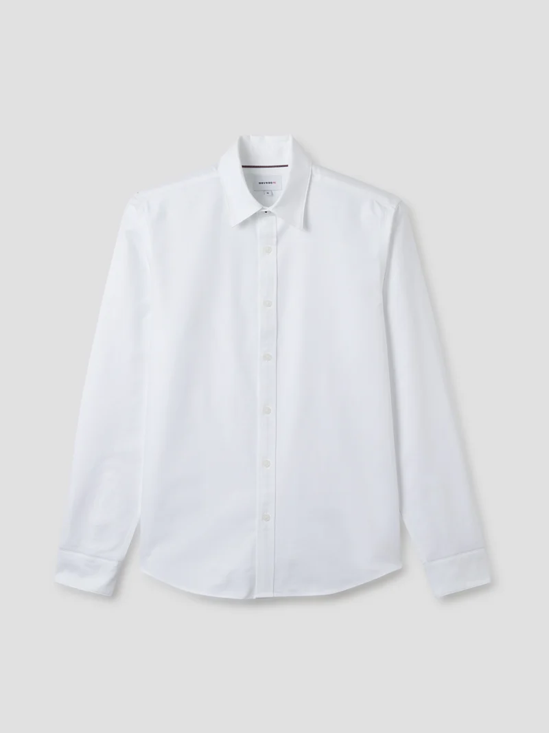 Chemise slim en coton bio
