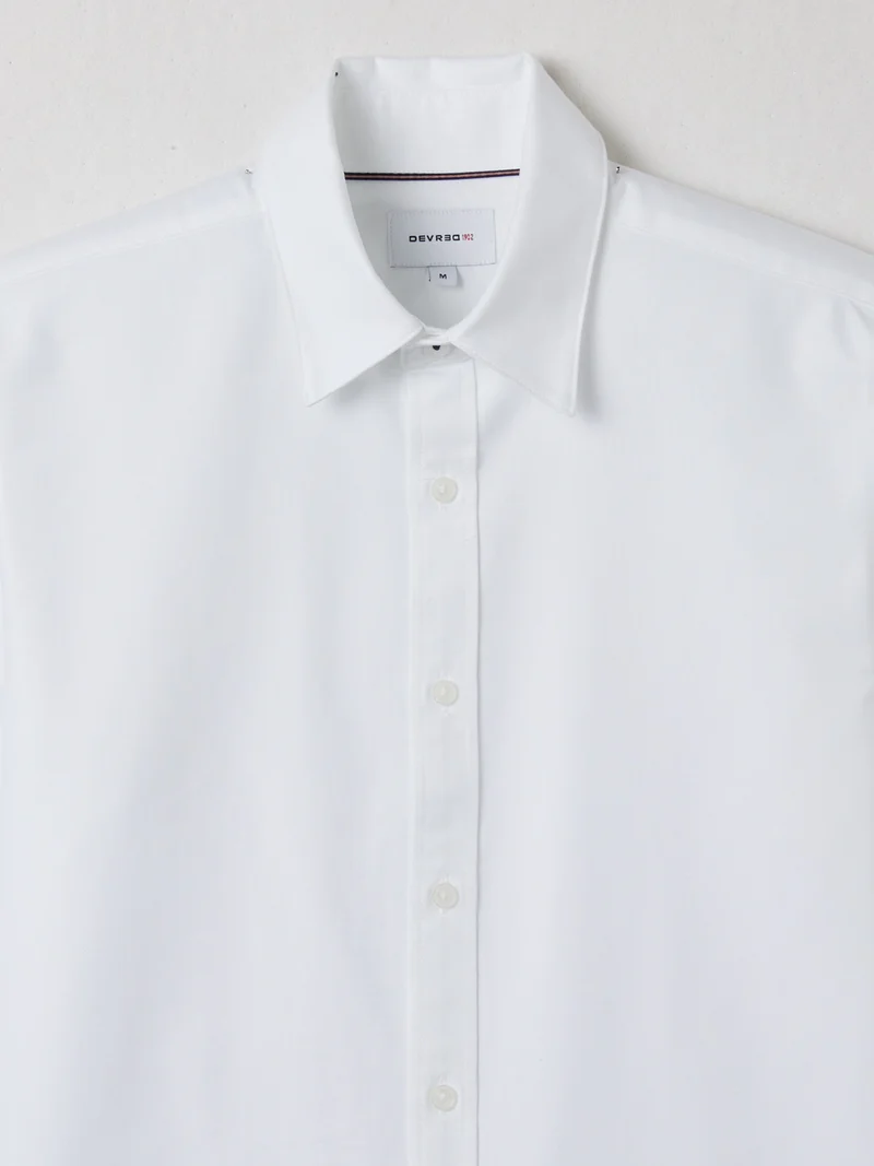 Chemise slim en coton bio