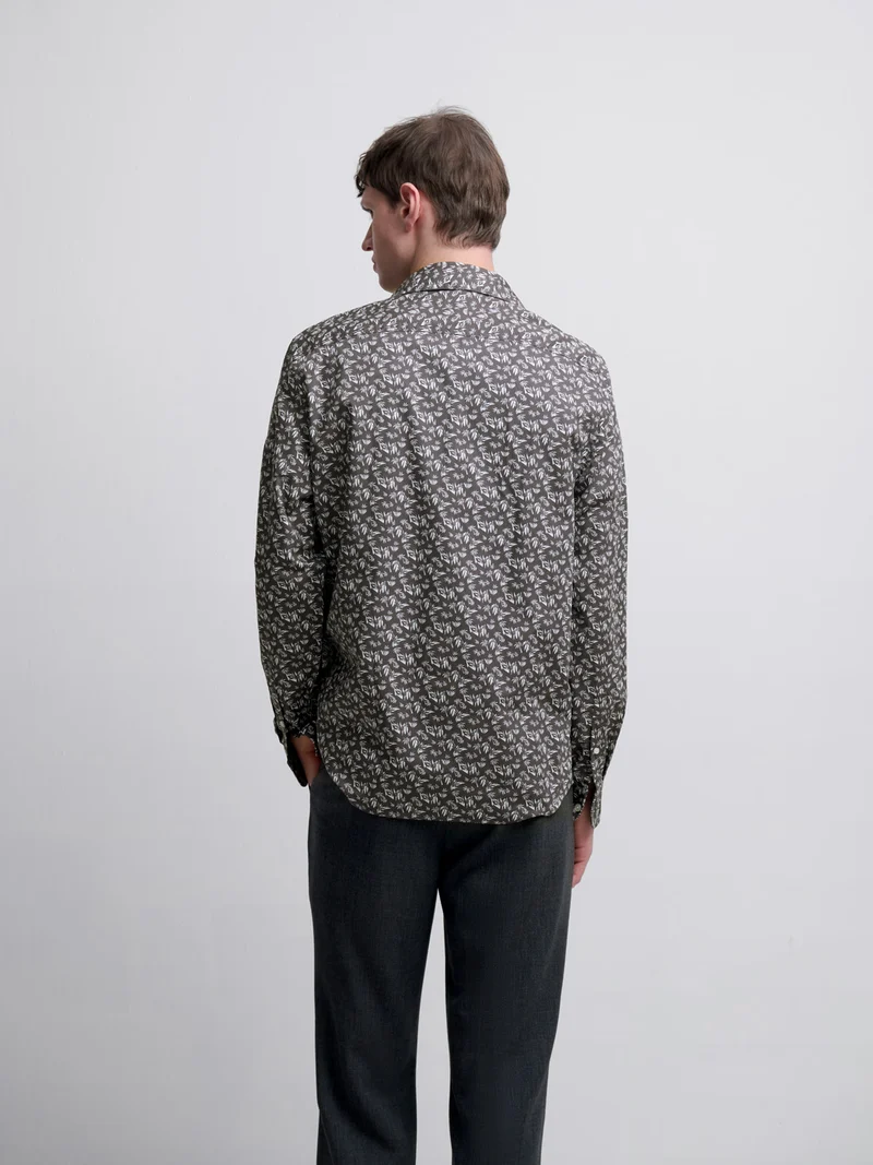 Chemise slim à motifs
