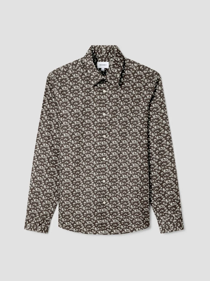 Chemise slim à motifs