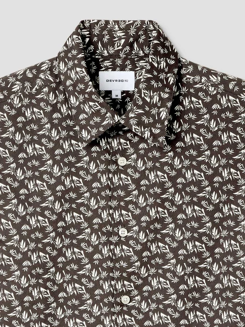 Chemise slim à motifs