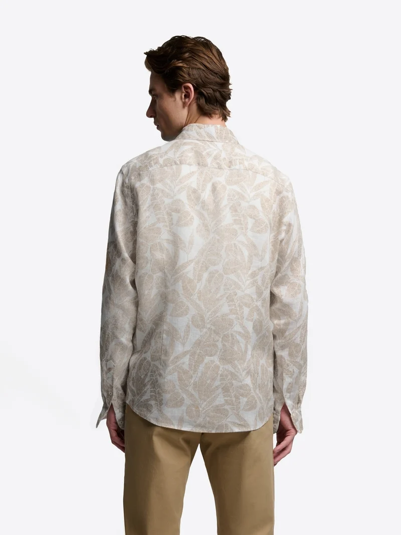 Chemise slim en lin