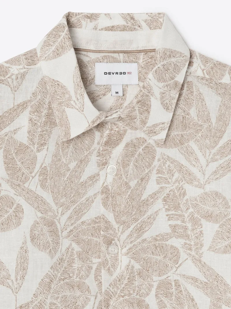 Chemise slim en lin