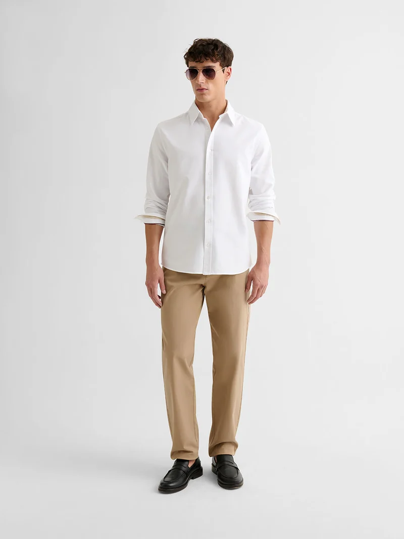 Chemise slim en coton bio