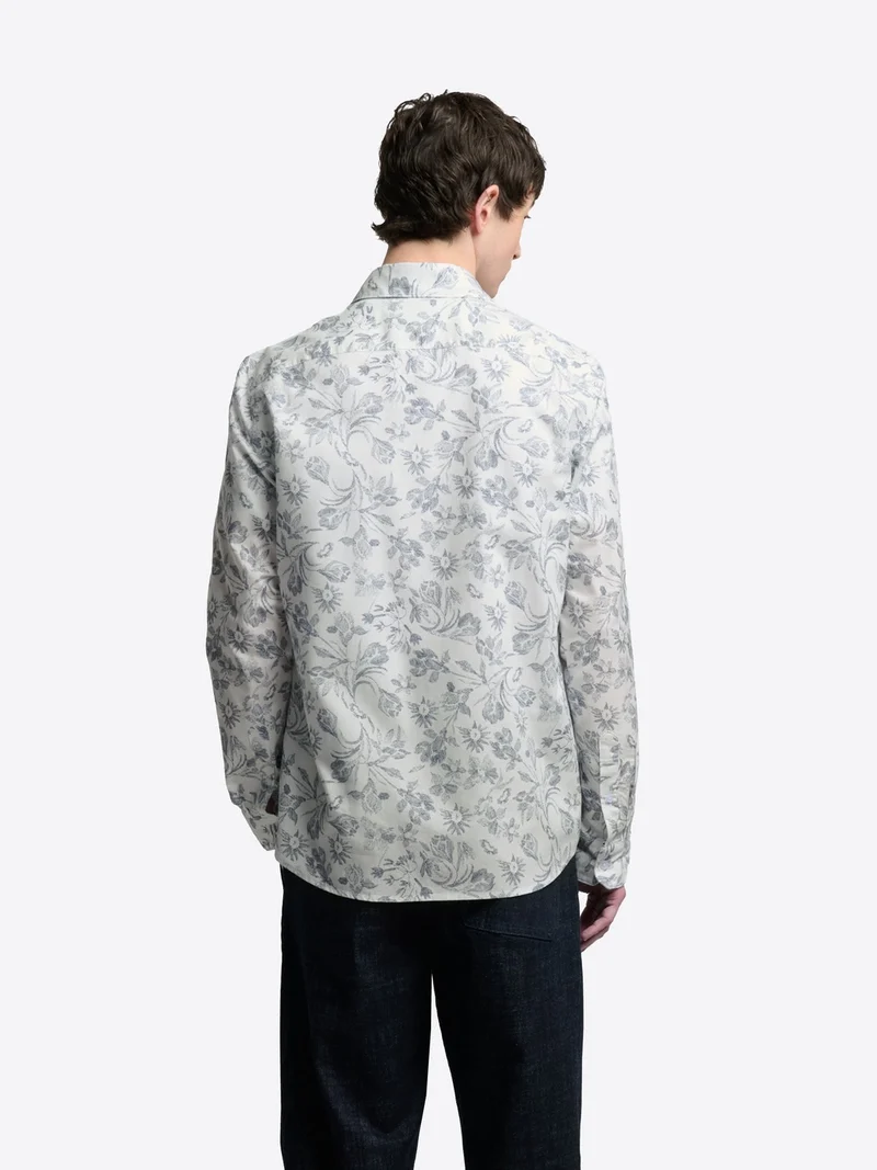 Chemise slim fleurie