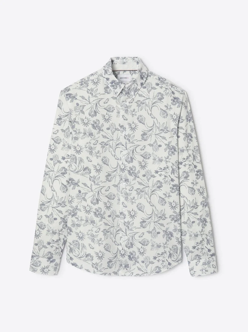 Chemise slim fleurie
