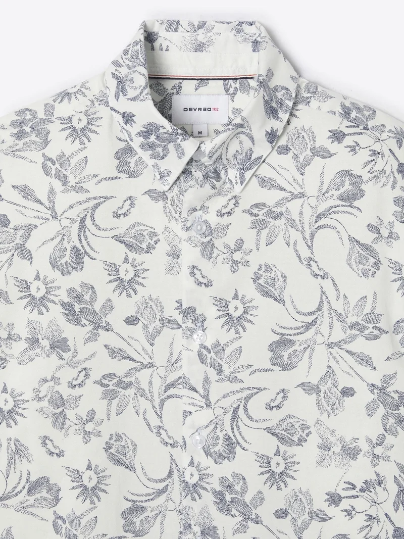 Chemise slim fleurie