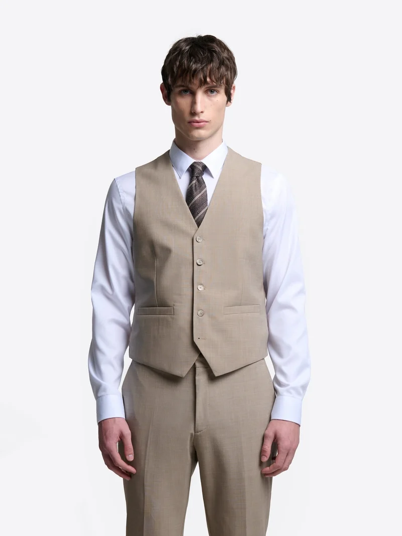 Gilet de costume tissu traveller