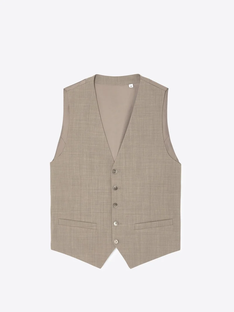 Gilet de costume tissu traveller