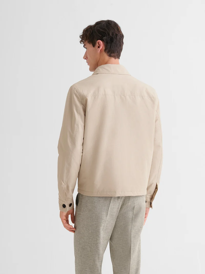 Veste casual déperlante col chemise