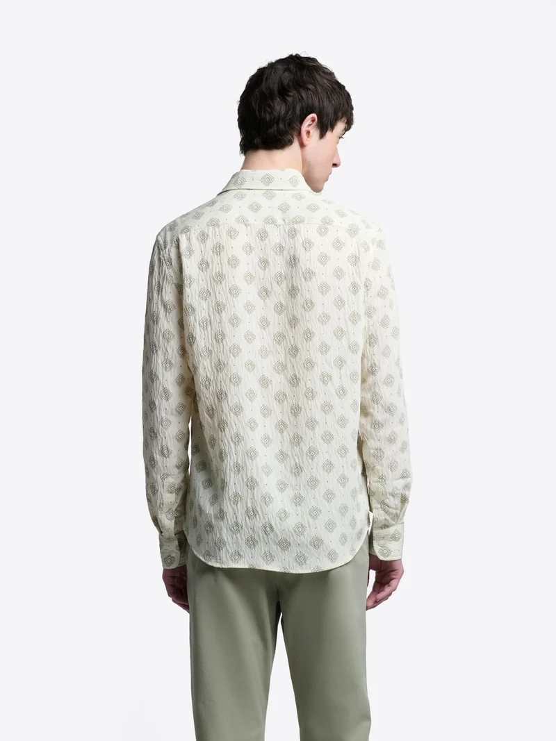 Chemise à motif en viscose certifiée