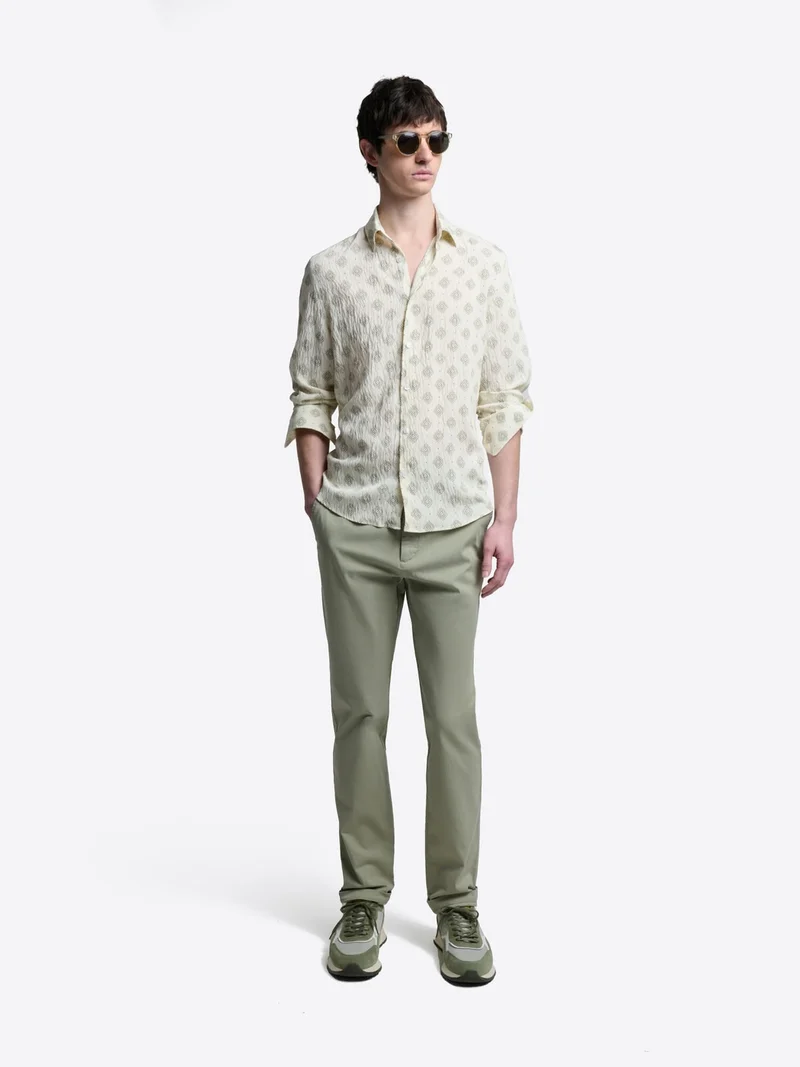 Chemise à motif en viscose certifiée