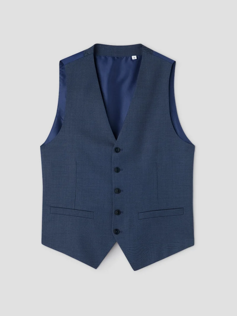 Gilet de costume en laine bistretch