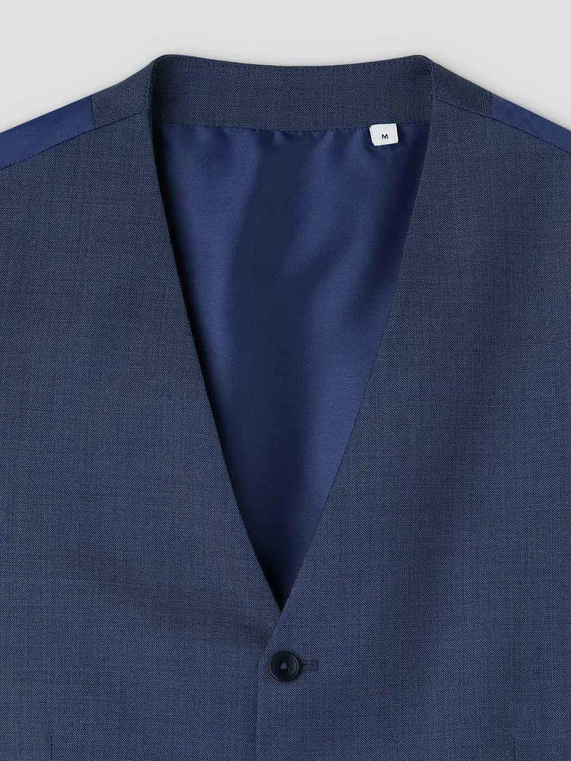 Gilet de costume en laine bistretch