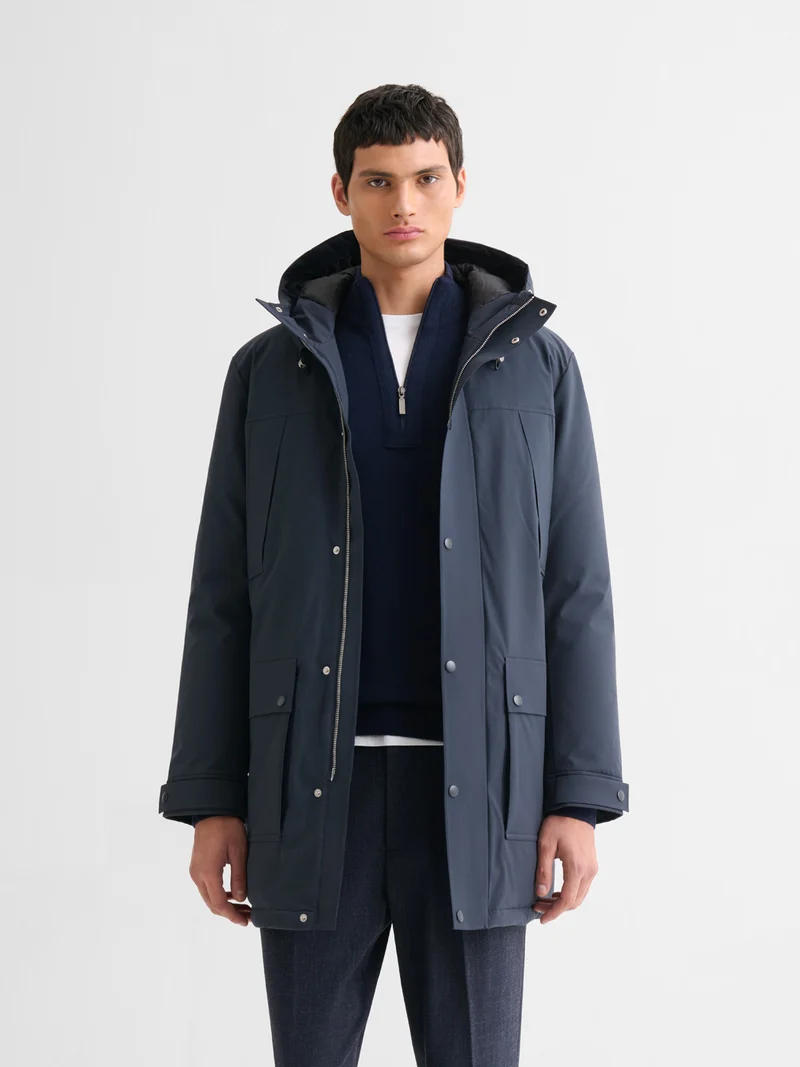 Parka à capuche