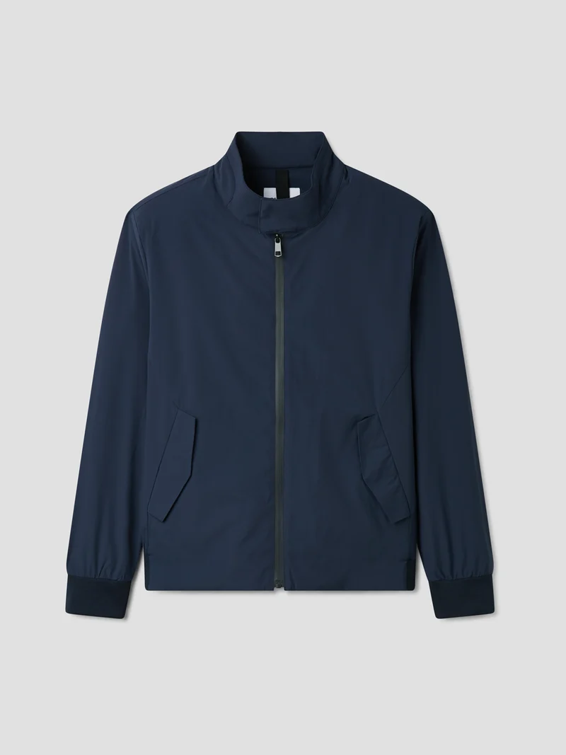 Blouson regular déperlant col montant